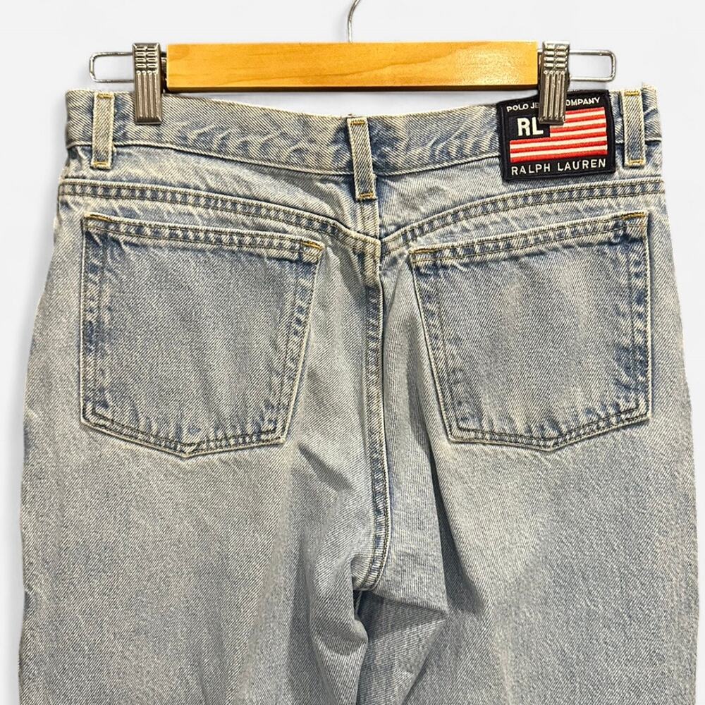 Vintage Polo Ralph Lauren 90s Mid Rise Classic Preppy Jeans - Picture 5 of 11